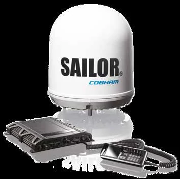 Cobham SAILOR 250 FleetBroadband 系统组成:甲板单元、舱内单元与 IP 话机